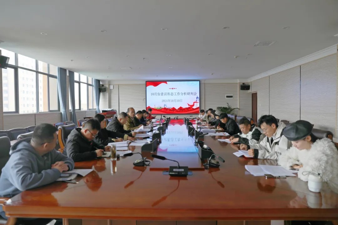 世俱杯sjb官网党委组织召开基层党组织书记工作例会暨10月份意识形态分析研判会